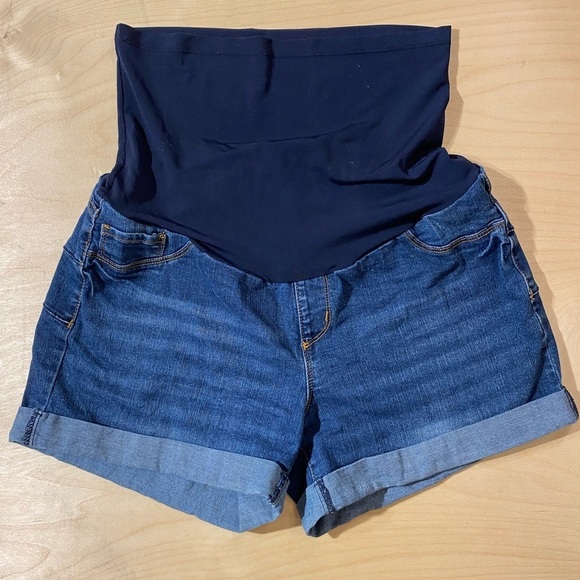 S.O.N.G. Maternity Jean Shorts XL (JW) - Picture 3 of 7